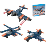 3-in-1 Polar Expedition Aircraft Building Blocks - Cogo 248 Piece